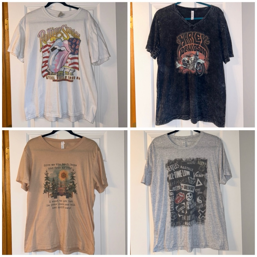 Womens graphic tees size large